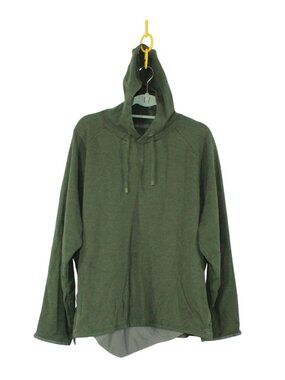 LL Bean Men's Hoodie Explorer Pullover Sweatshirt Lightweight Outdoor Green XXL